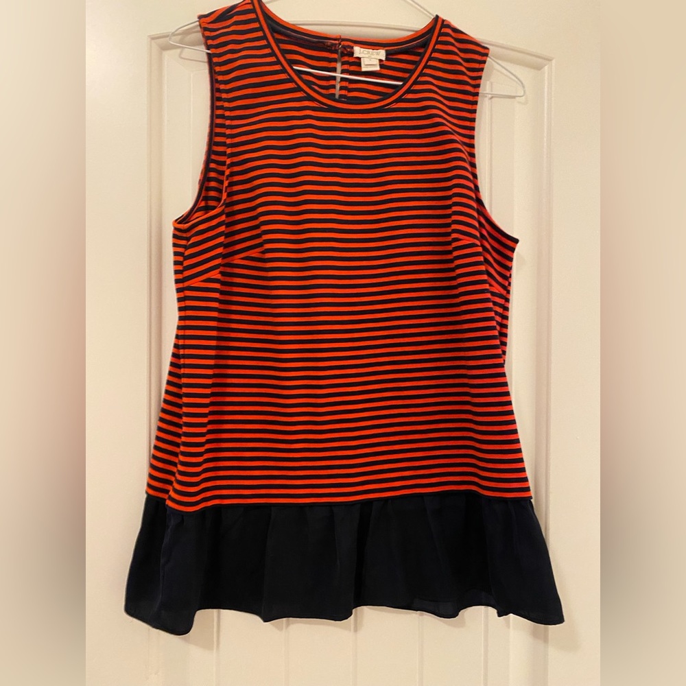 JCrew Sleeveless Blouse, Small